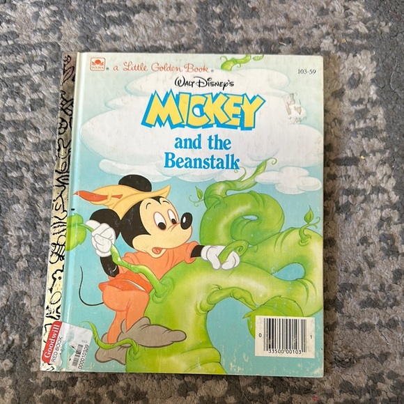 Disney Mickey and the Beanstalk Book - Green and Orange - Picture 1 of 1